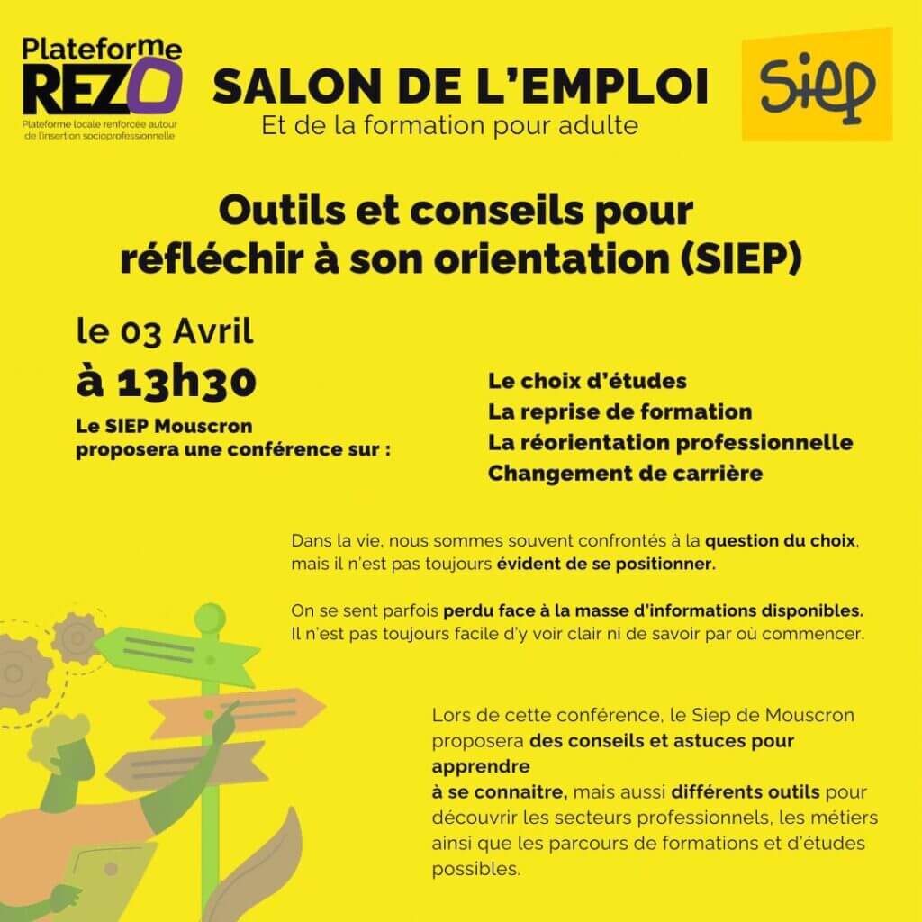 SALON DE L'EMPLOI 03.04.204 1 Post Conf Siep